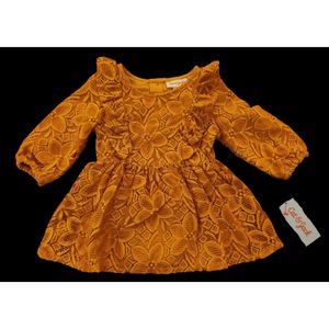 Cat & Jack Goldenrod Dress - 12 months ♡NEW♡ with Tags